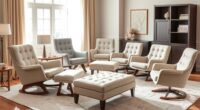 luxury nursery glider sets