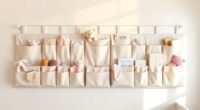 luxury nursery wall storage