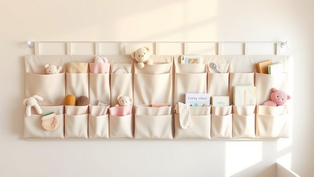 luxury nursery wall storage