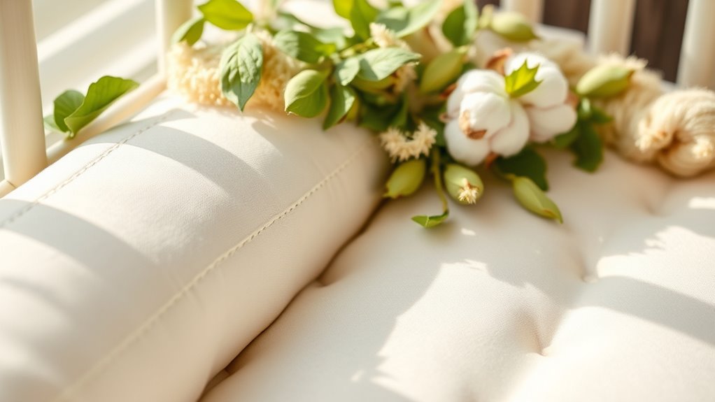 luxury organic crib mattress selection