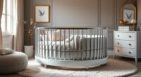 luxury round cribs selection