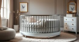 luxury round cribs selection