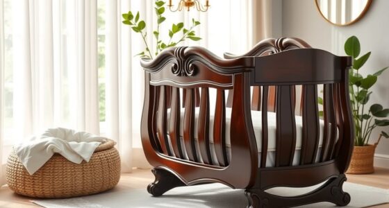 luxury wooden baby bassinets