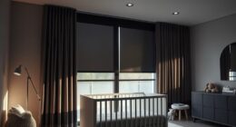 motorized nursery blackout curtains