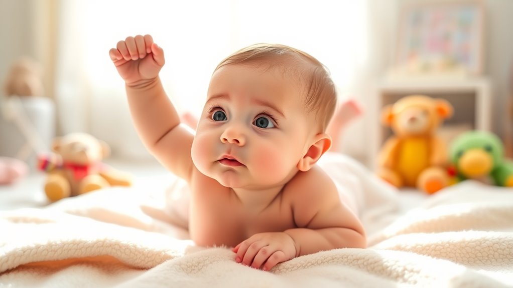 muscle development through tummy time