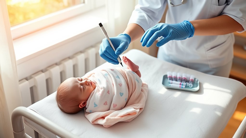newborn blood screening procedure