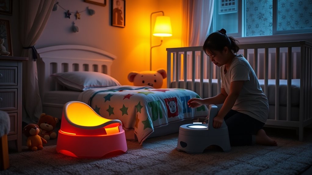 optimal nighttime potty training age