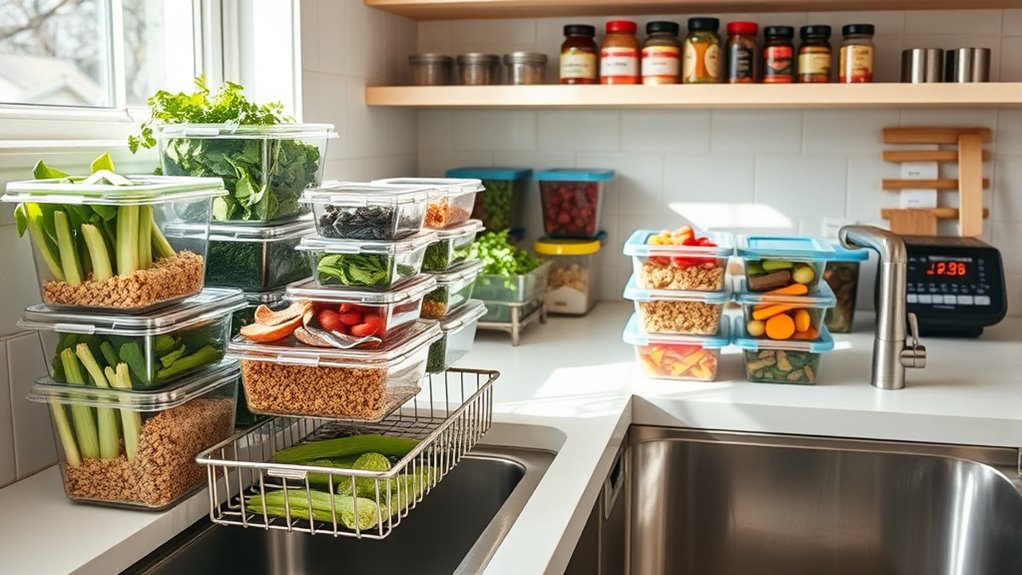 organize kitchen supplies efficiently