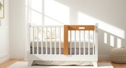premium cribs with toddler rail