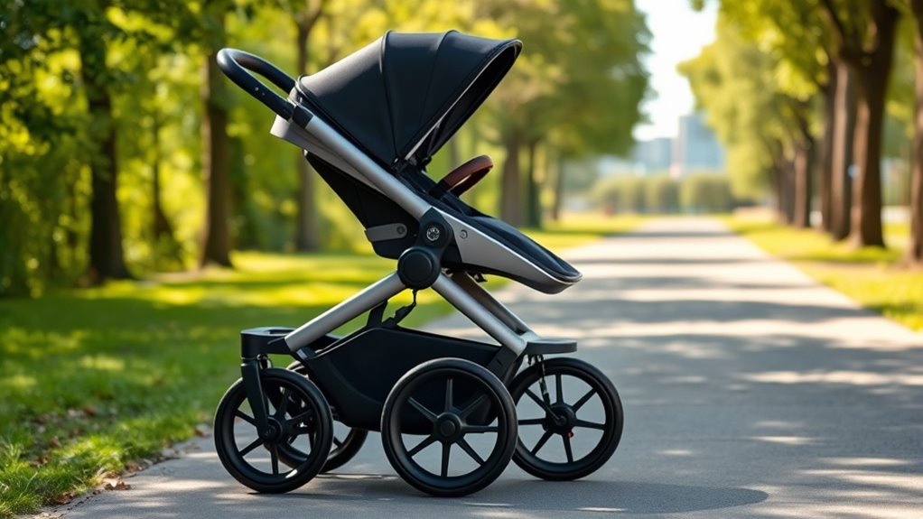 premium jogging stroller features