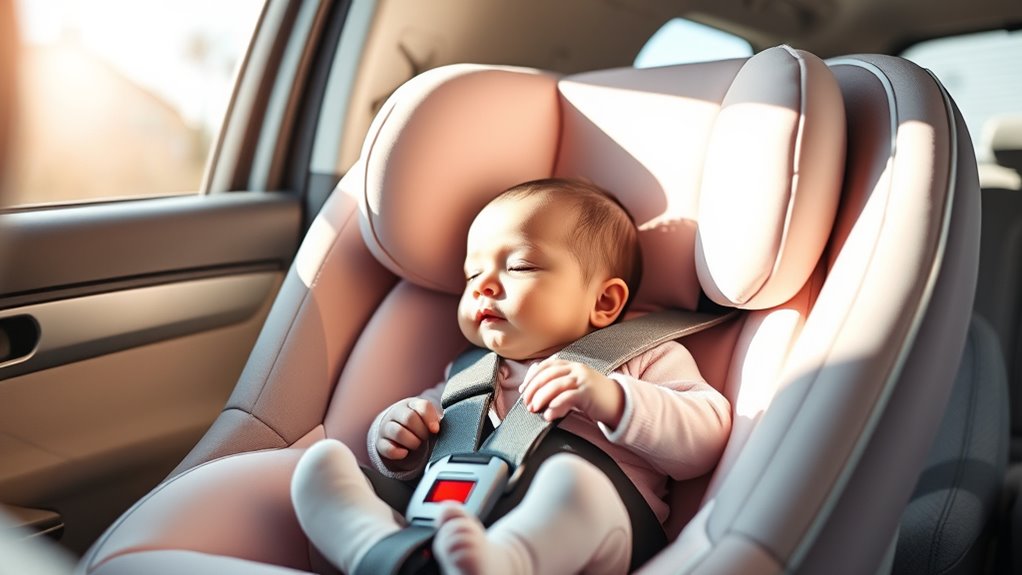 safe adjustable portable car seat