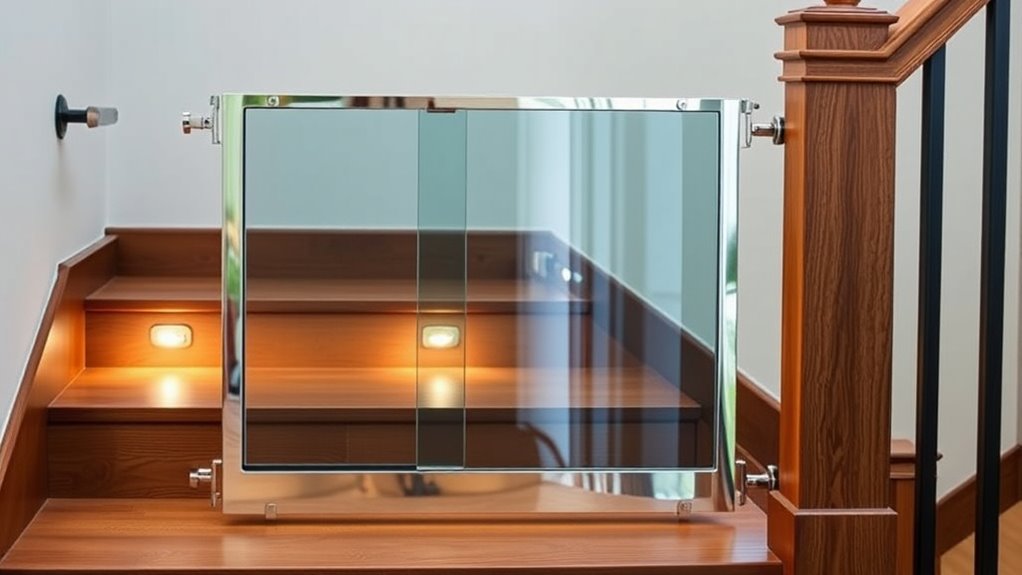 secure adjustable stair gate