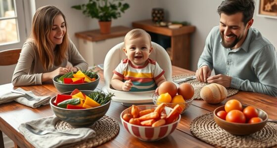 shared family dining textures