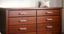 six drawer solid wood nursery dresser