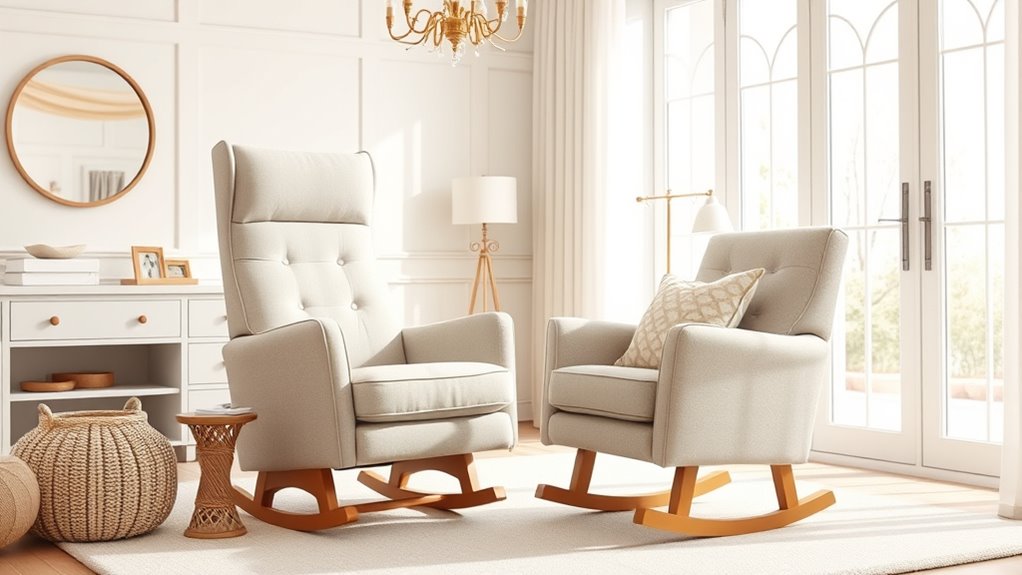 tall parents stylish gliders