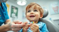 toddler dental brushing fluoride