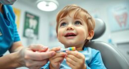 toddler dental brushing fluoride