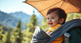 top child carrier sunshade