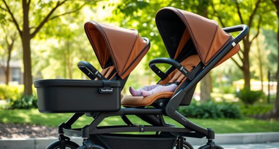 top luxury double strollers