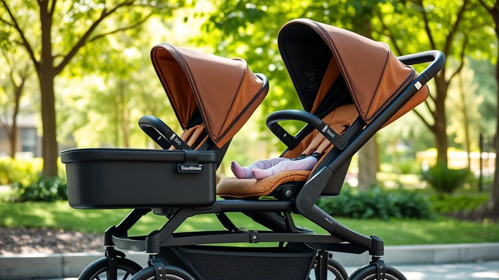 top luxury double strollers