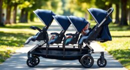 top luxury triple strollers