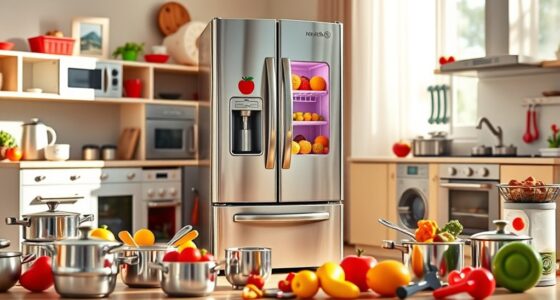 top play kitchens with fridges