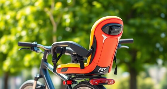 top rear child bike seats
