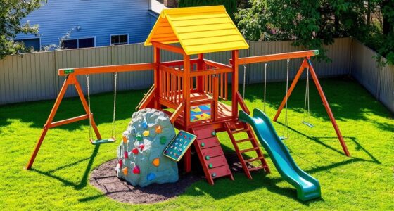 top rock wall playsets