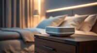 top white noise projector devices