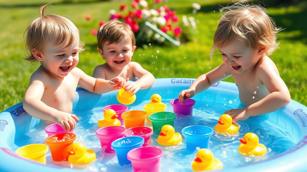 water play boosts motor skills