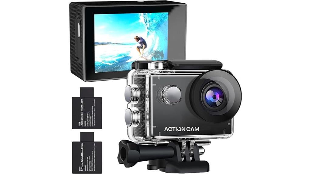 1080p waterproof action camera