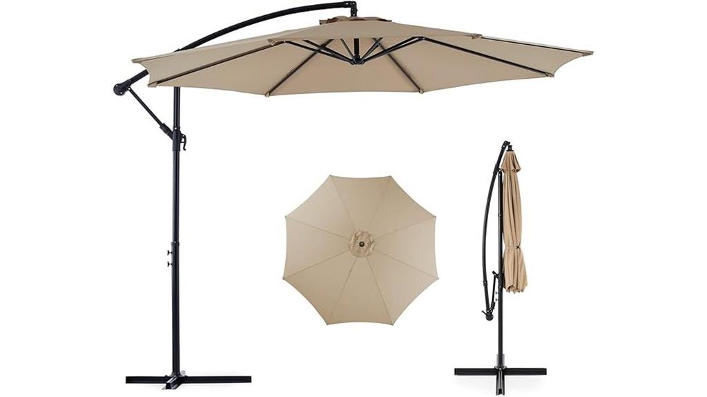 10ft offset patio umbrella