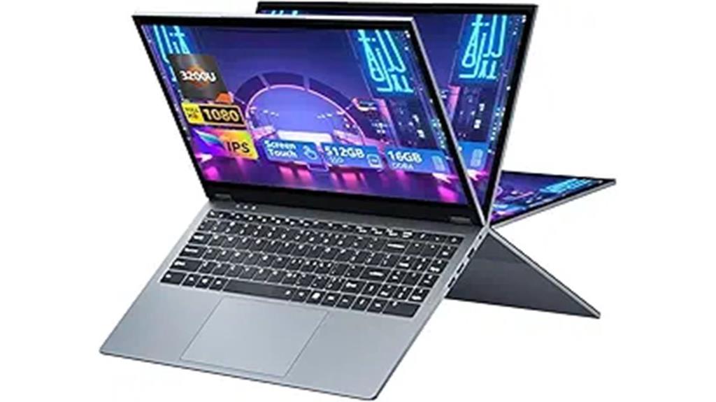 15 6 touchscreen 2 in 1 laptop