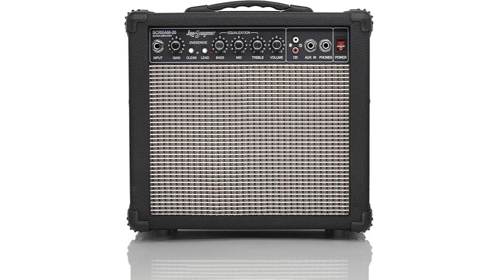 20w black electric amp