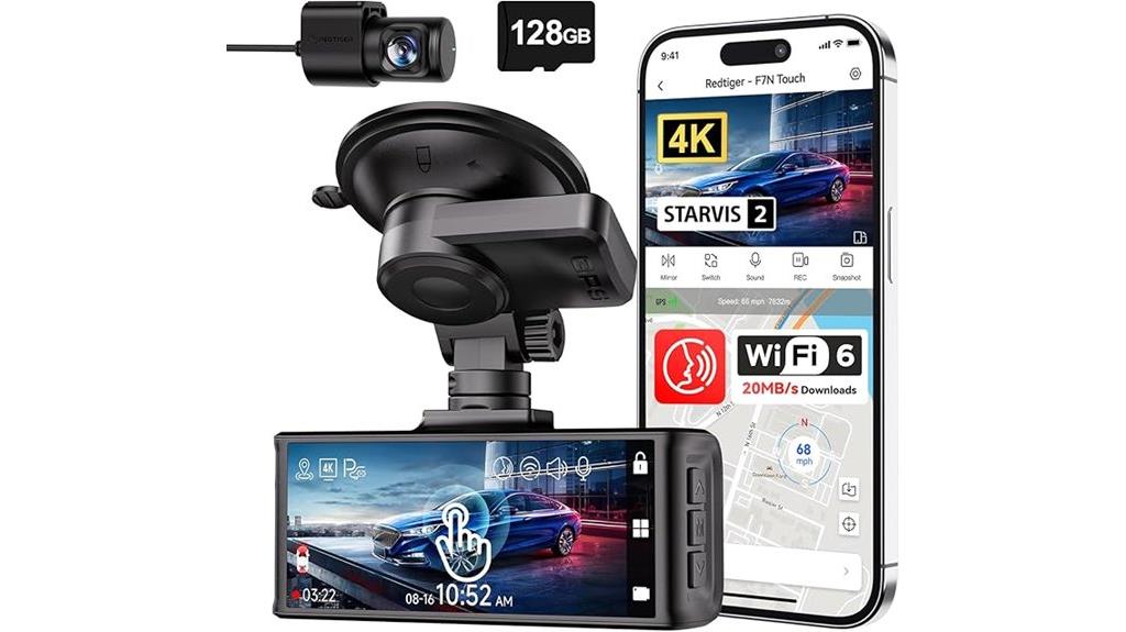 4k dash cam package