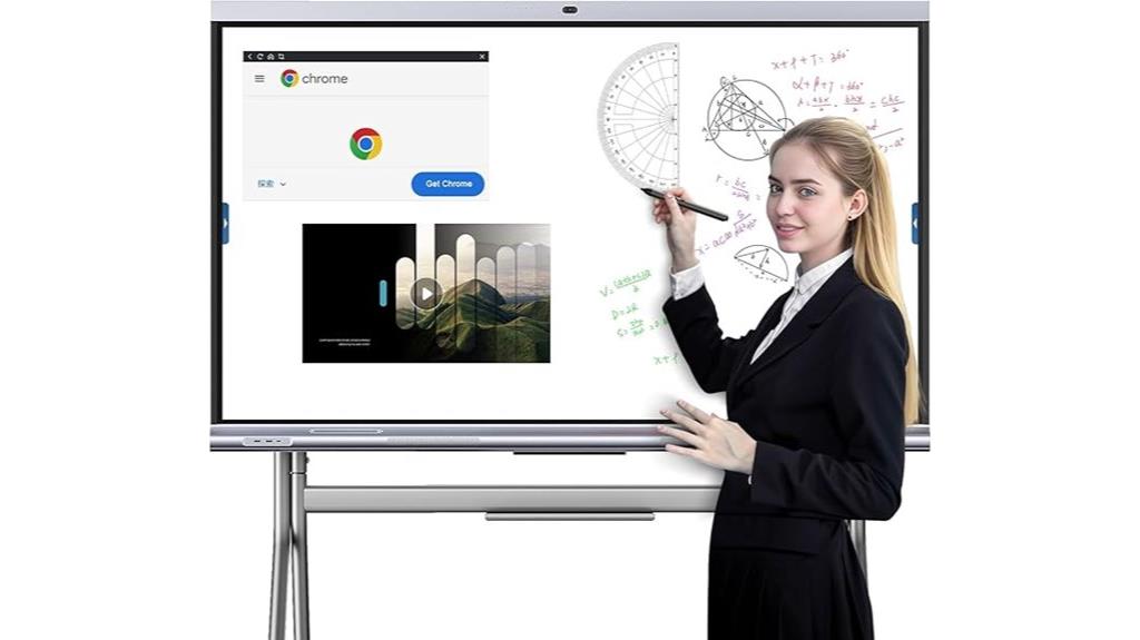 65 inch 4k touch display