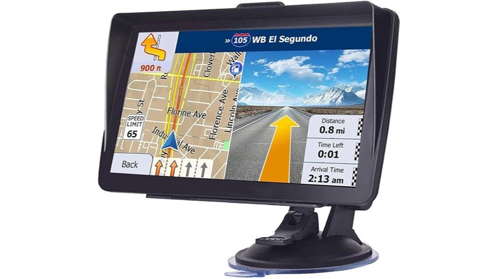 7 inch gps with free maps