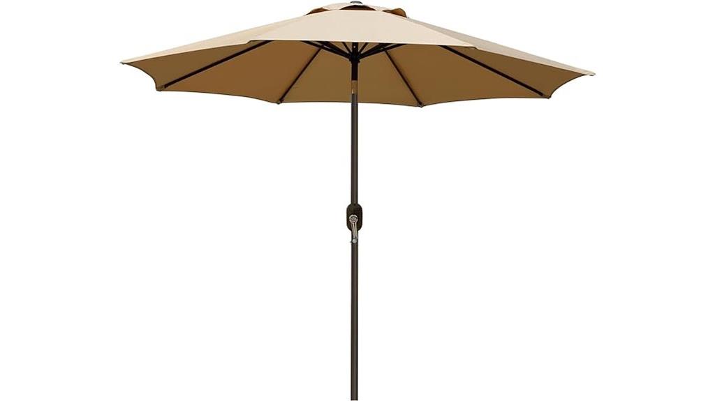 9 ft tilt crank umbrella