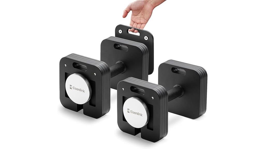 adjustable dumbbell weight set