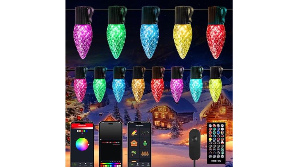 app controlled rgb christmas lights