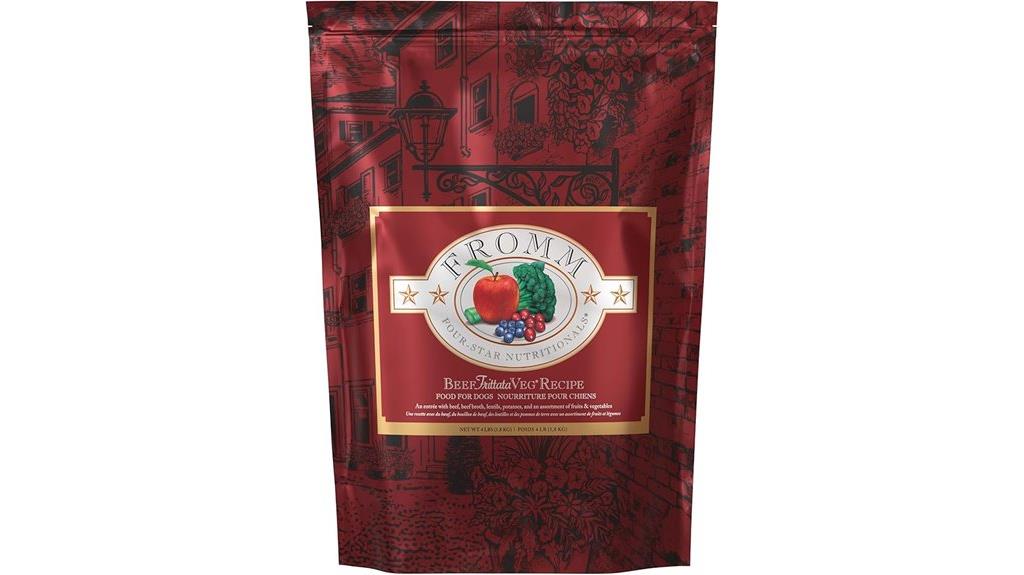 beef veg dog food