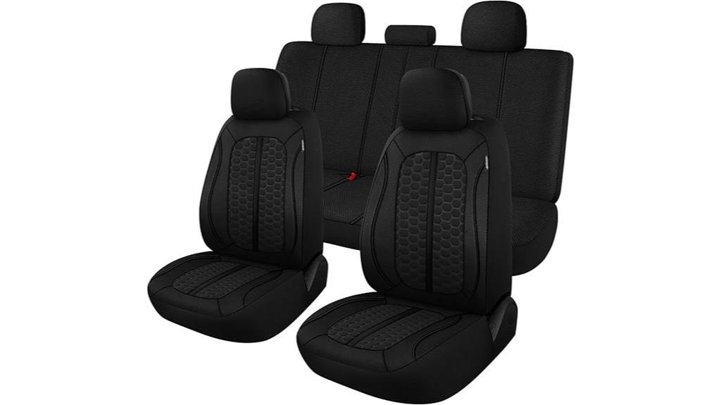 black full set seat covers