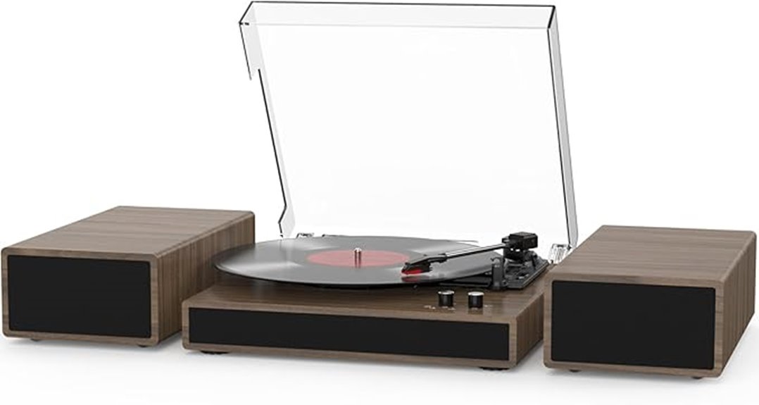 bluetooth stereo vinyl player