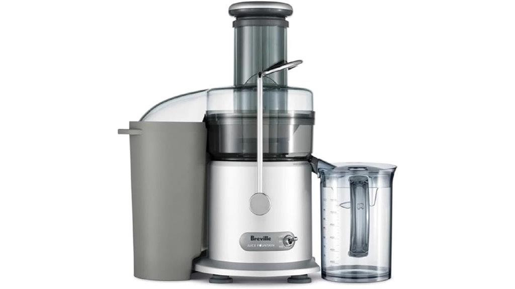 breville silver juice fountain