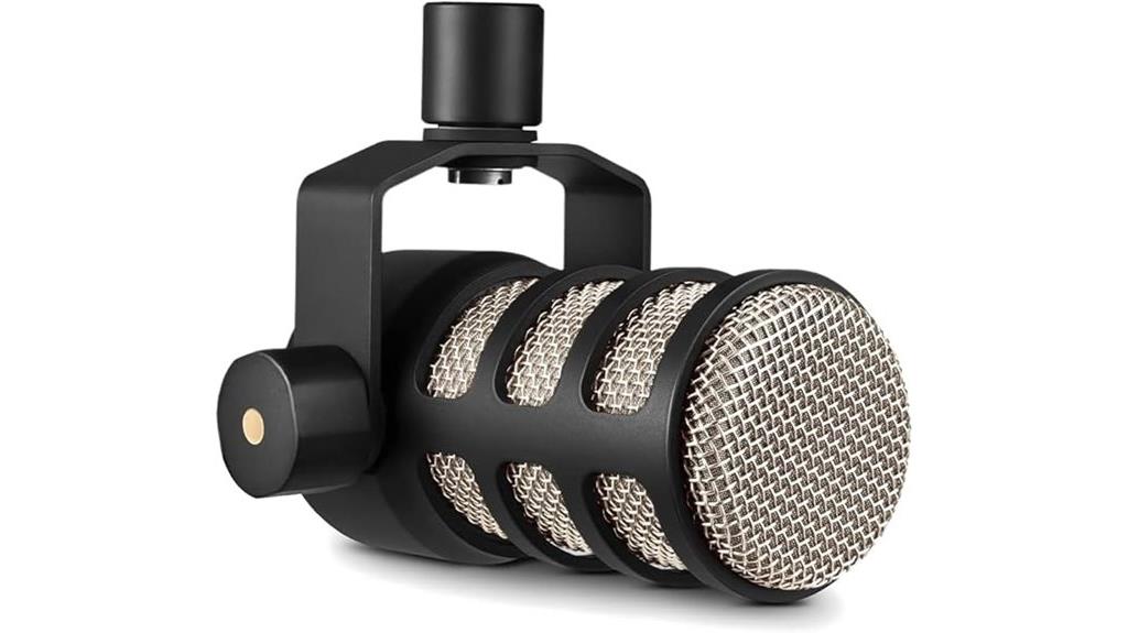 broadcast microphone with cardioid