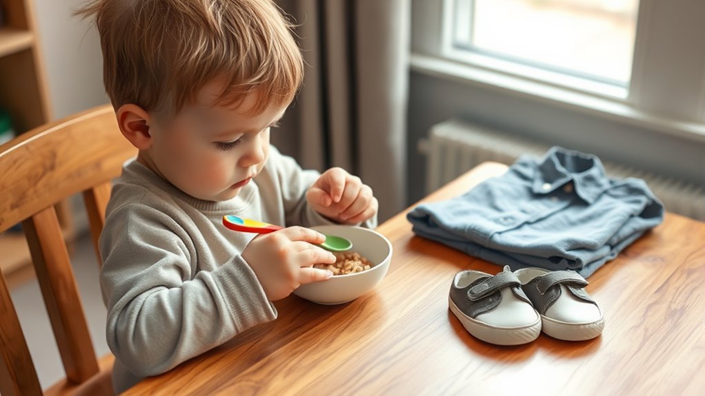 building independence through adaptive routines