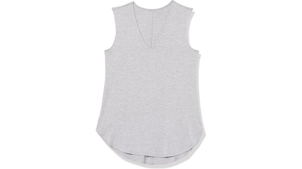 casual v neck tank top