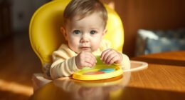 child gradually sits higher