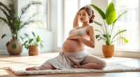 comfortable second trimester exercises