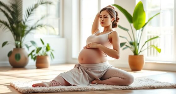 comfortable second trimester exercises
